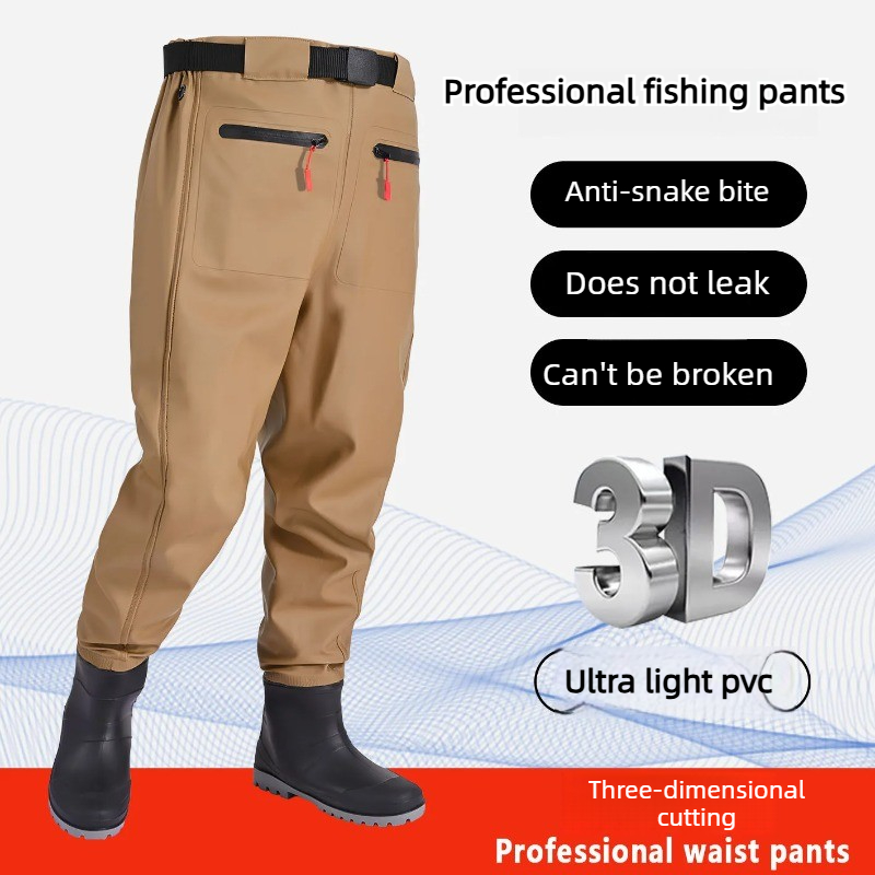 Fishing Pants Waterproof - 남성용 방수 낚시 웨이딩 팬츠, 나일론