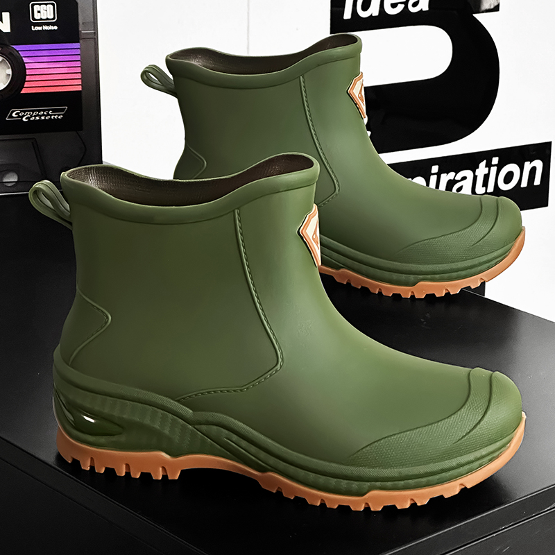 Fishing Boots - 남성용 레인부츠 아웃도어 내마모성 등산 낚시