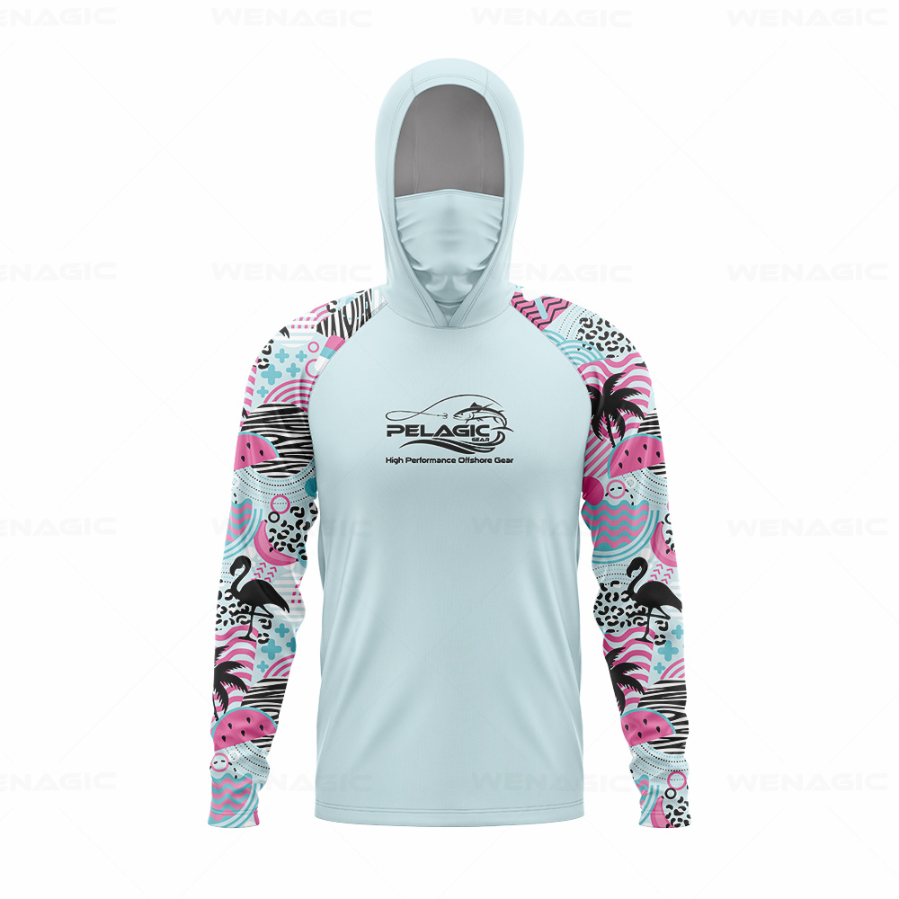 Pelagic gear 남자 후드 낚시 셔츠 긴 소매  - Fishing Shirt Uv Protection 리뷰 및 가격