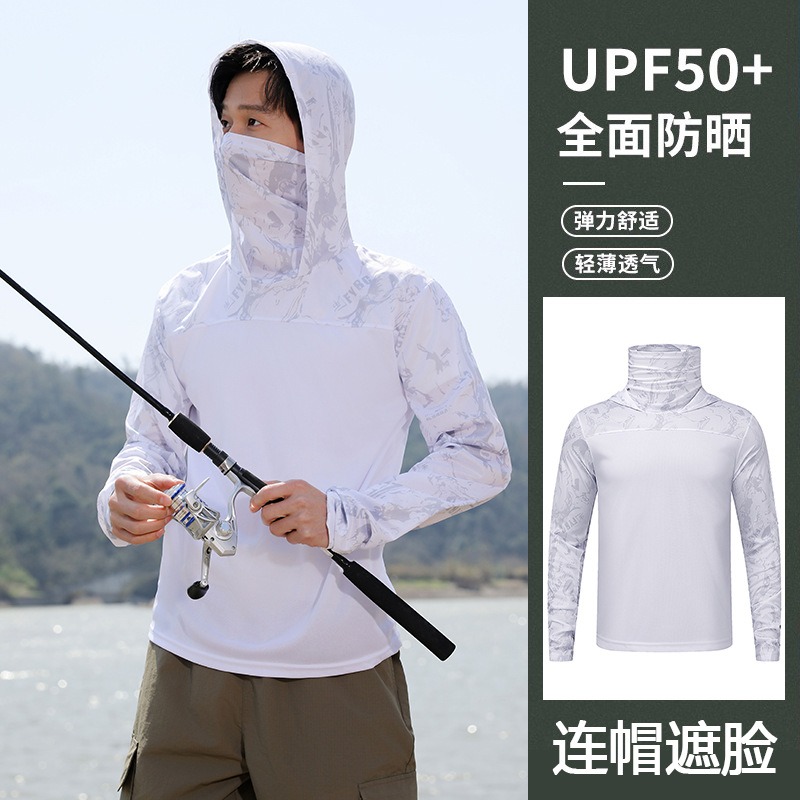낚시 셔츠 후드 남성용 자외선 차단 의류 야외 여름 패 - Fishing Mask Sun Protection 리뷰 및 가격