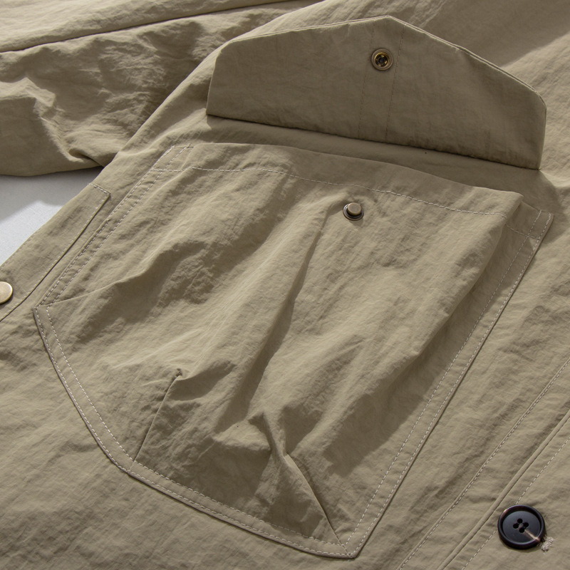 야외 낚시 재킷 봄 가을 루즈핏 안감 없는 작업복 재킷 - Fishing Jacket Waterproof 리뷰 및 가격