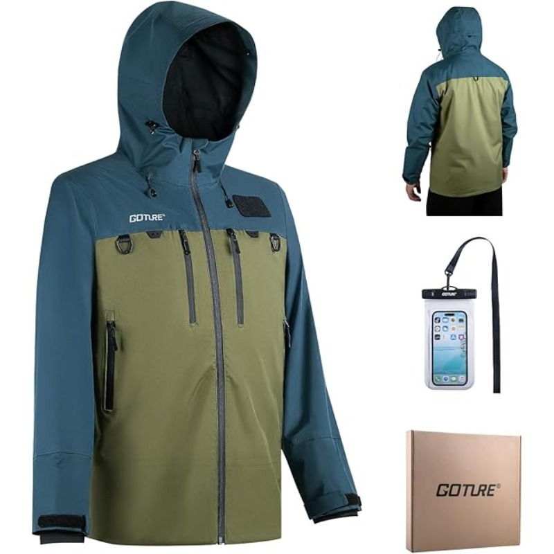 고투어 낚시 웨이딩 재킷 통기성 방수 낚시 레인 재킷  - Fishing Jacket Waterproof 리뷰 및 가격