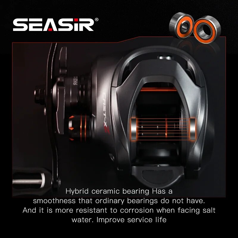 SEASIR 캐스트 X2 베이트 캐스팅 릴, 하이브리드 - Kastking Reel Zephyr 리뷰 및 가격